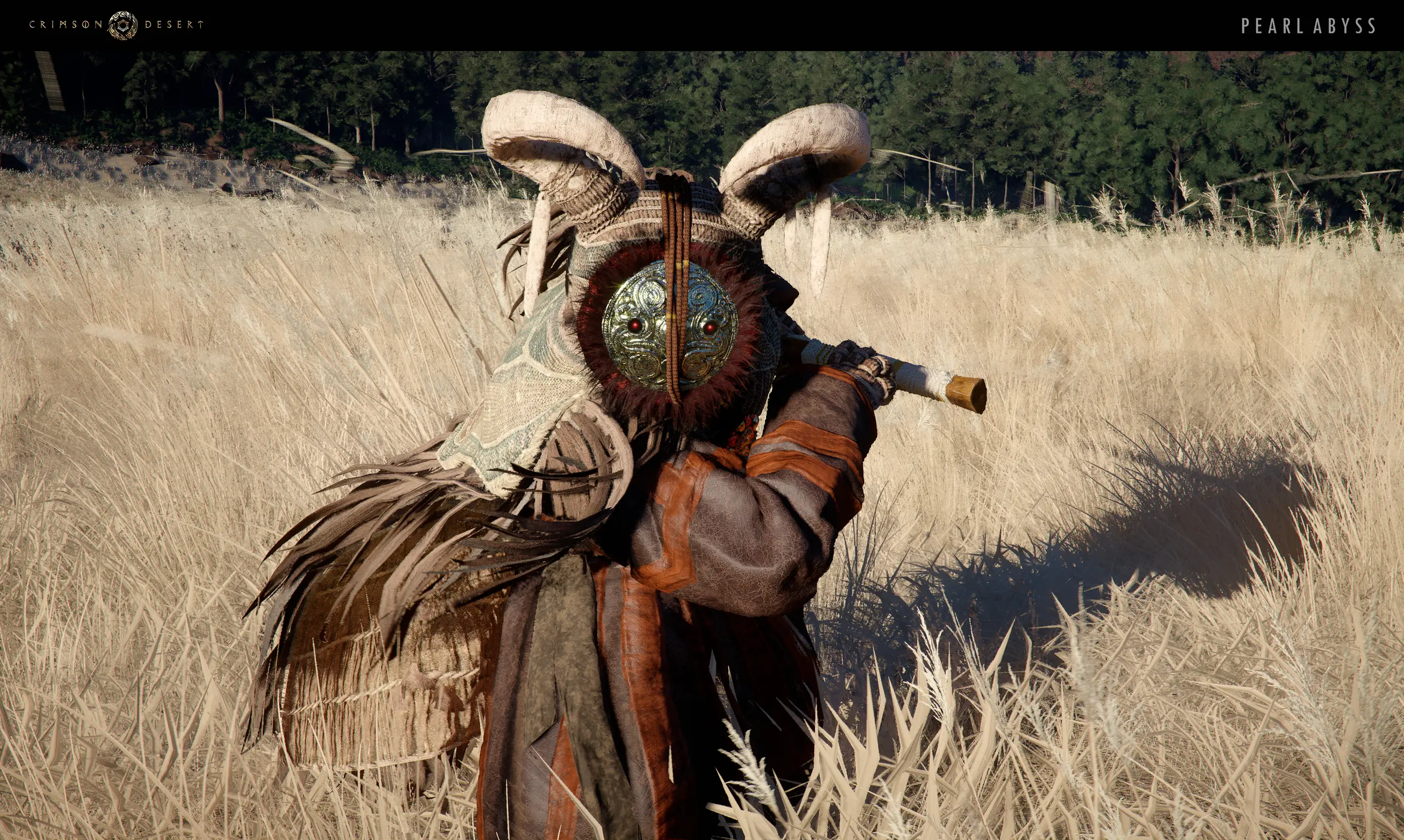 Official Crimson Desert Fan Kit screenshot of the Reed Devil boss